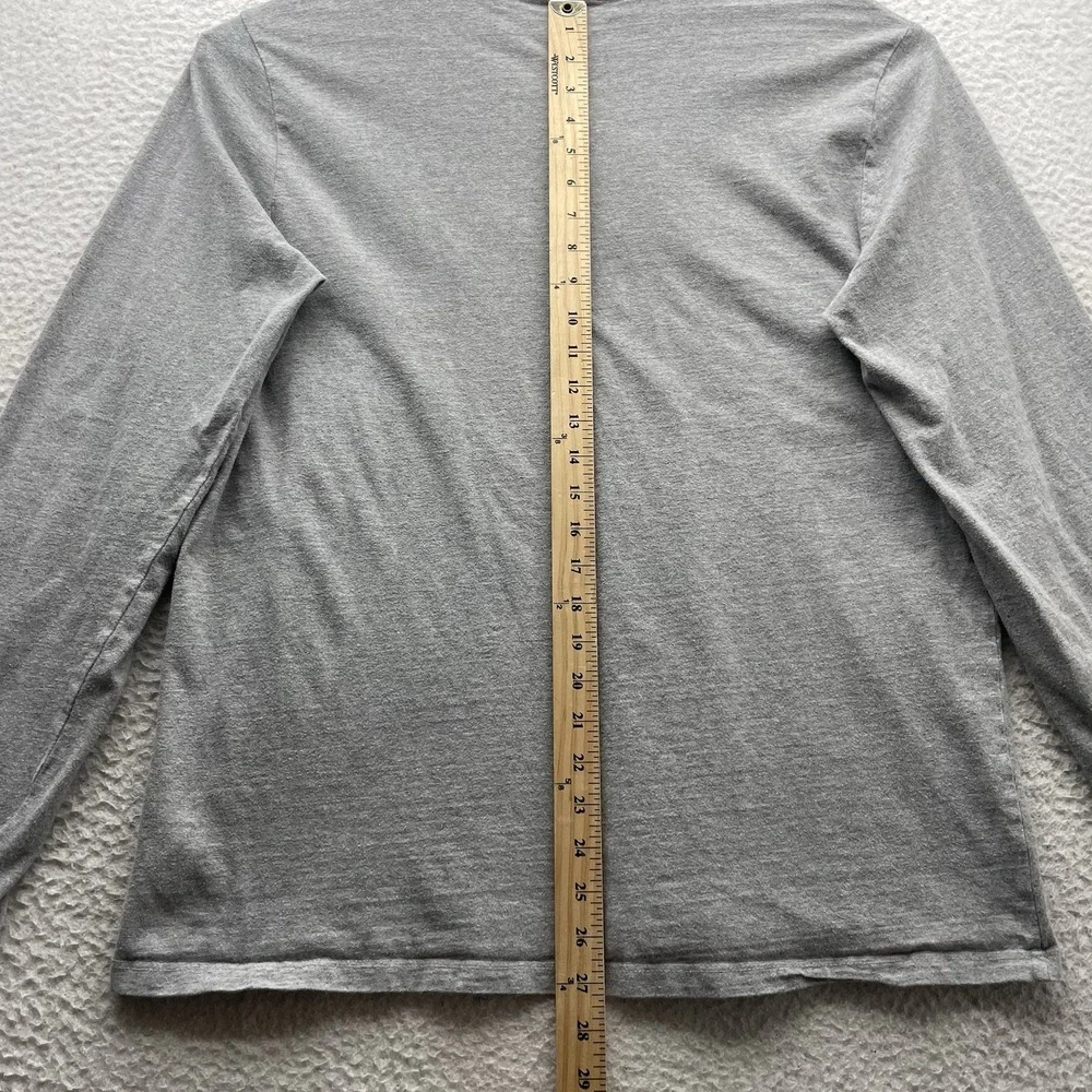 Polo Ralph Lauren Sweatshirt Mens Large L Big Logo Gray Thin Lightweight Preppy